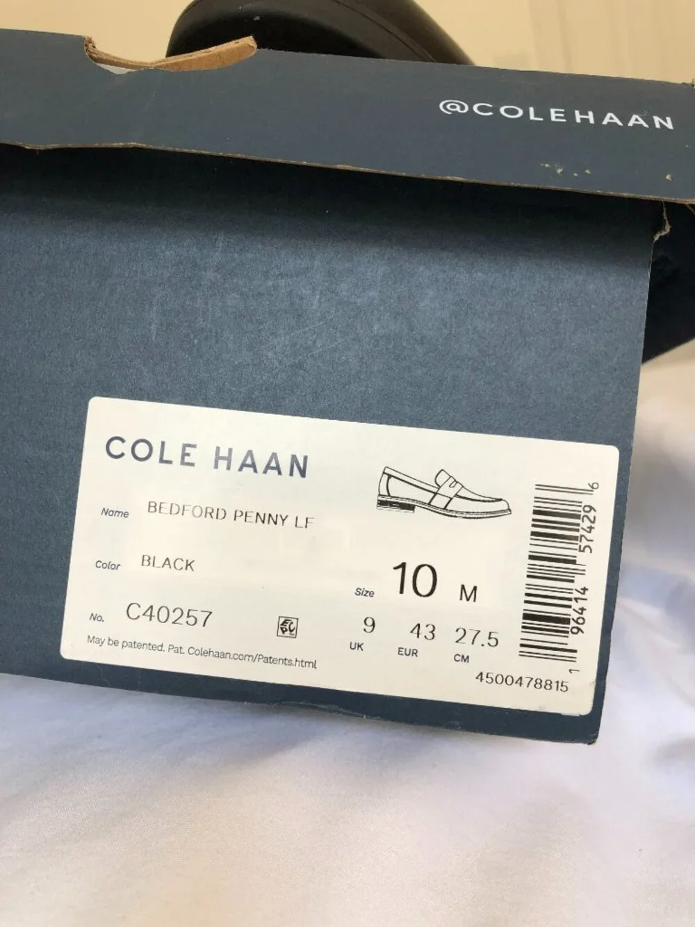 Cole Haan Bedford Penny Loafer Black Size 10M